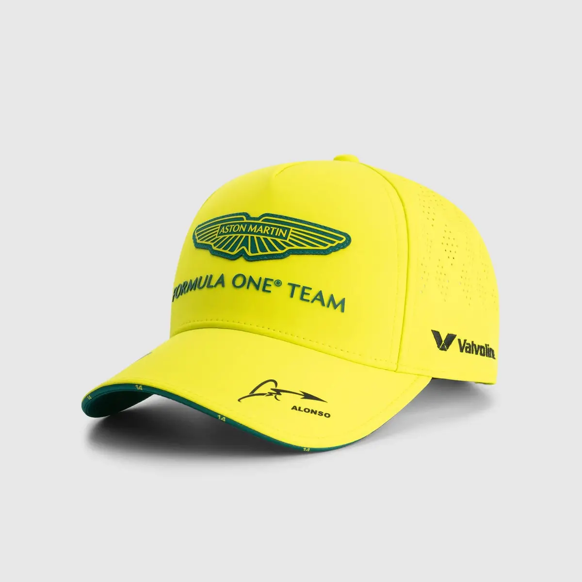 Aston Martin F1 Fernando Alonso #14 Hat 2025 Lime 1