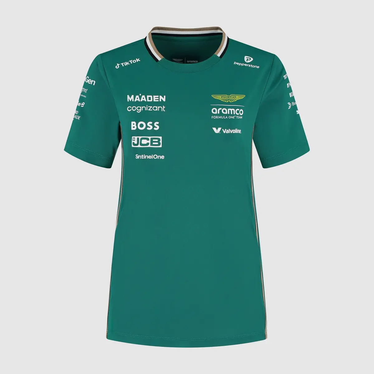 Aston Martin F1 Ladies Team Tee Shirt 2025 Green 1