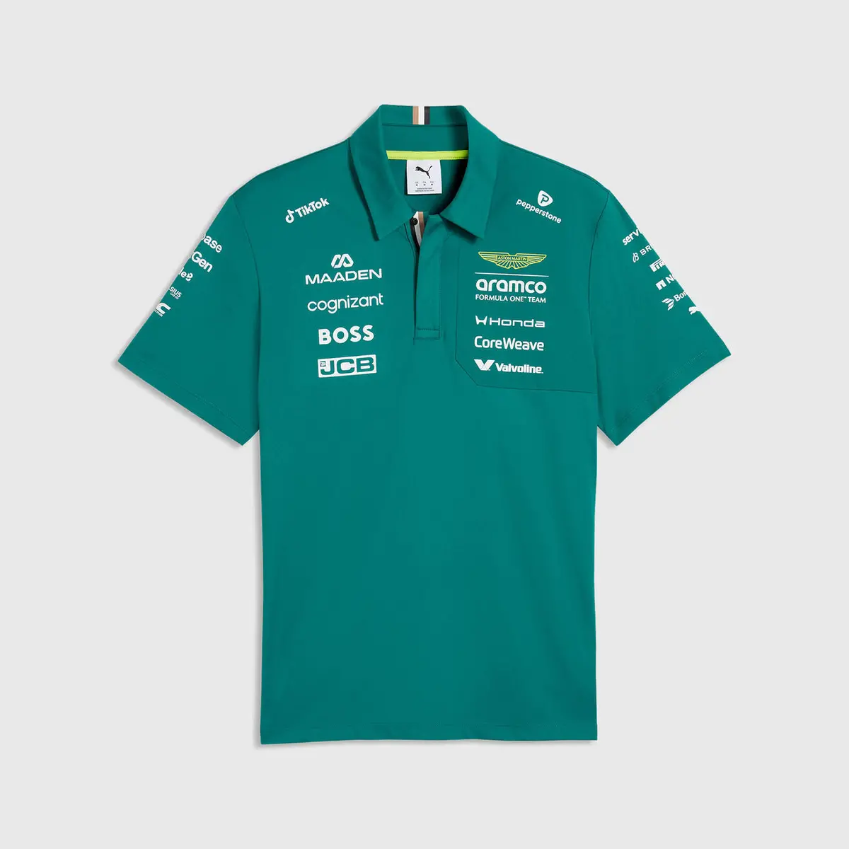 Aston Martin F1 Replica Team Polo Shirt 2026 Green 1