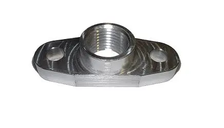 Aluminum - Oil Drain (Return) Flange T3 /T4, Gt37, Gt40, Gt42, Gtx42, Gtx45 1
