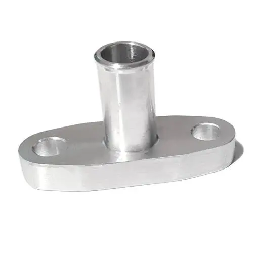 Oil Drain (Return) Flange With 5/8" Slip-On Barb (T3, Gt37, Gt40, Gt42, Gt45, Gtx42 Gtx45) 1