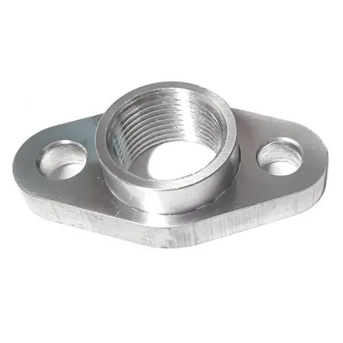 Large Bore Oil Drain ( Return ) Flange For Gt47, Gtx47, Gt55, Gtx55, Gt50, Gtx50 Turbos 1