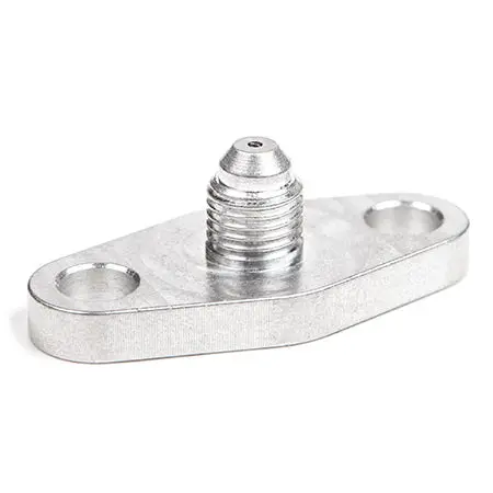 Oil Feed Flange W/ -4 Male Flare ( Restrictor ) T3, T4, Gt37 Gt40 Gt42 Gt45 Gtx47 Gtx50 Gtx55 Gtw Jb 1