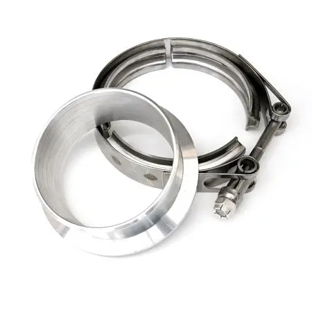 3.5" V-Band Flange & Clamp Set Comp. Outlet G42 G45 Gt42 Gtx42 Gt45 Gtx45 Gt47 Gtx47 Gtx50 Gtx55 G55 1