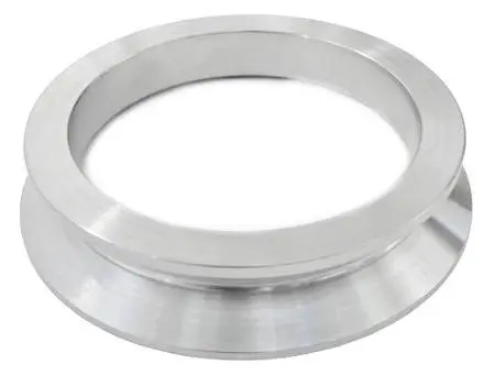 Standard 3" V-Band (3.75" Flange Od) To 4" Pipe - Machined Transition Piece (Stainless Steel) 1