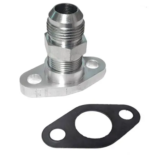 Flange, Oil Drain (Oil Return), Big (High Volume), -12 An, Garrett Gt55 Gtx55 Gt47 Gtx47 1