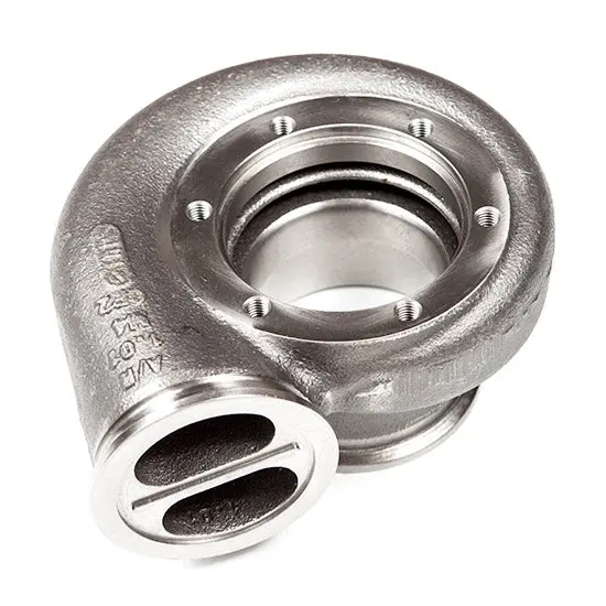 Garrett *Divided* V-Band Entry Turbine Housing In Ni-Resist For Gtx3584rs .83 A/R Atp-Hsg-456 1