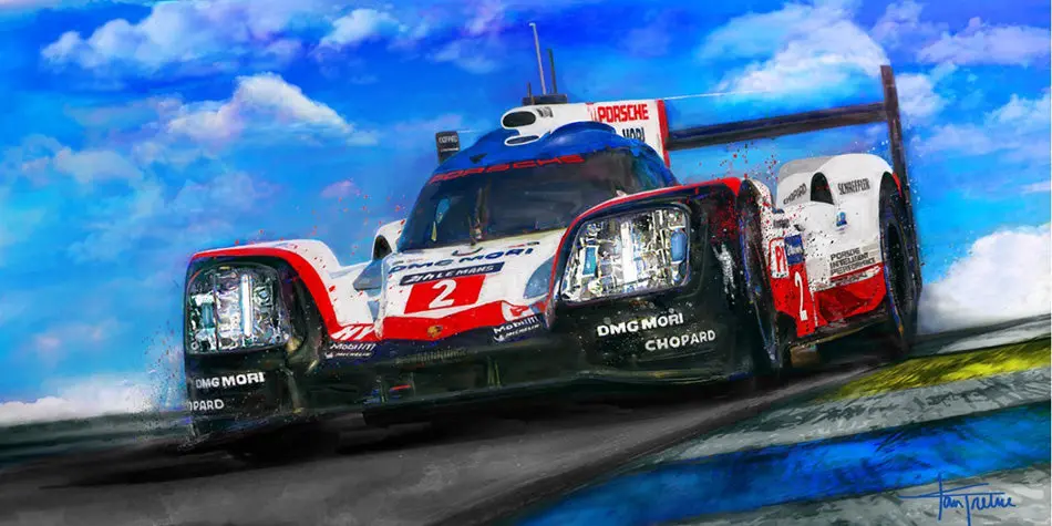 Porsche 919 Le Mans Winner 2017 Canvas Print 1