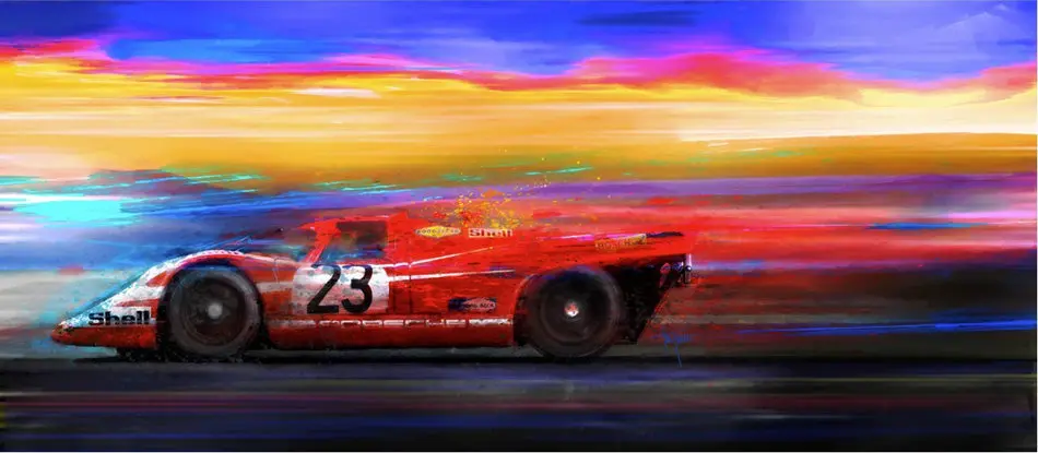 Porsche 917 Le Mans Winner 1971 Canvas Print 1