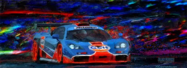Mac And G Mclaren Canvas Print 1