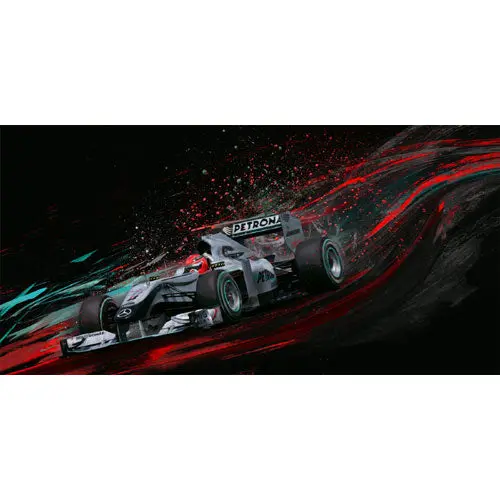 Hot Schu Michael Schumacher Canvas Print 1