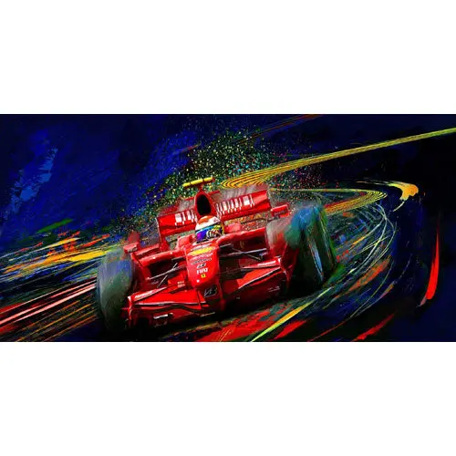 Red Kickin It With Kimi Canvas Print 1