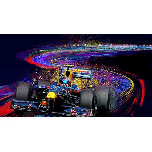 Singapore Sling Sebastian Vettel Canvas Print 1