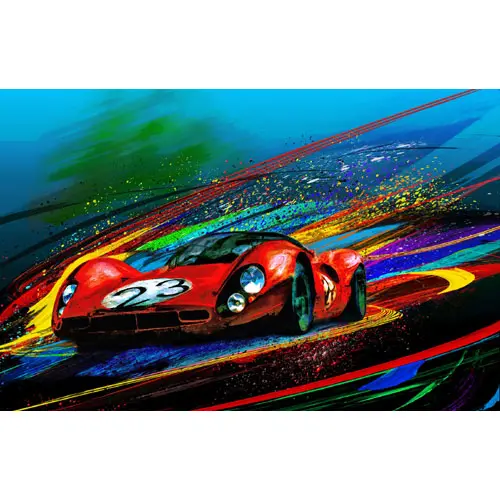 The Ghost Of Enzo 330 P4 Canvas Print 1