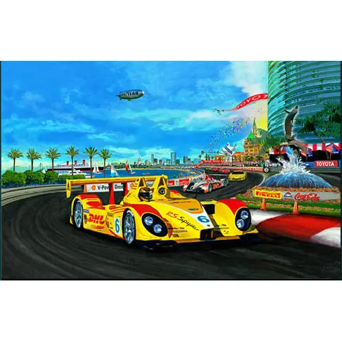 Street Racing Alms Canvas Print 1