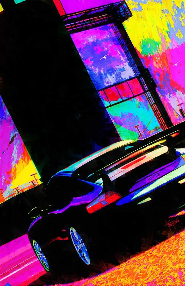 Porsche Colorwerks Canvas Print 1