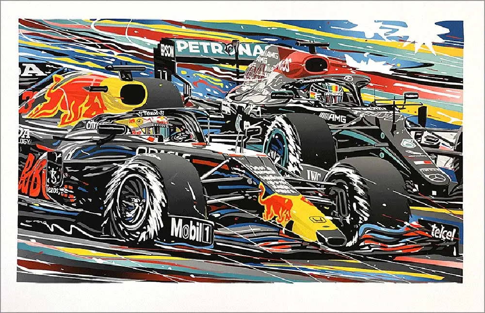 Serigraph -Abu Dhabi Deux (Max And Lewis) 1