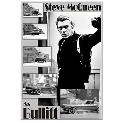 Steve Mcqueen Bullit Movie Poster 1
