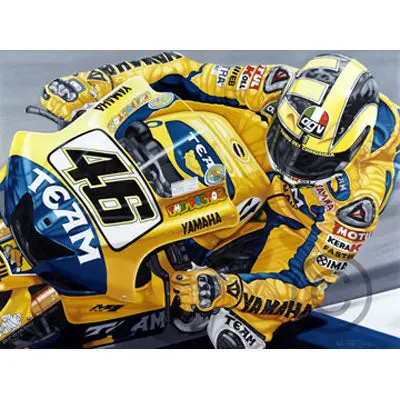 Yamaha Rossi Peoples Champion Lithograph 1