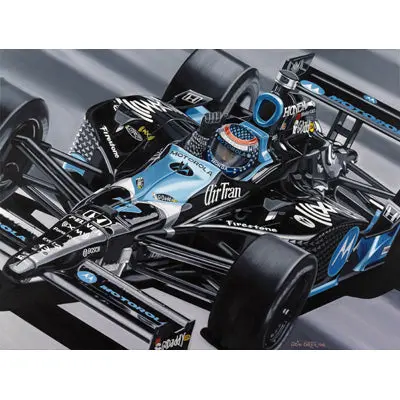 Danica Patrick 1St Win Signed Lithograph 1