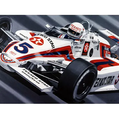 Tom Sneva Indy Signed Lithograph 1