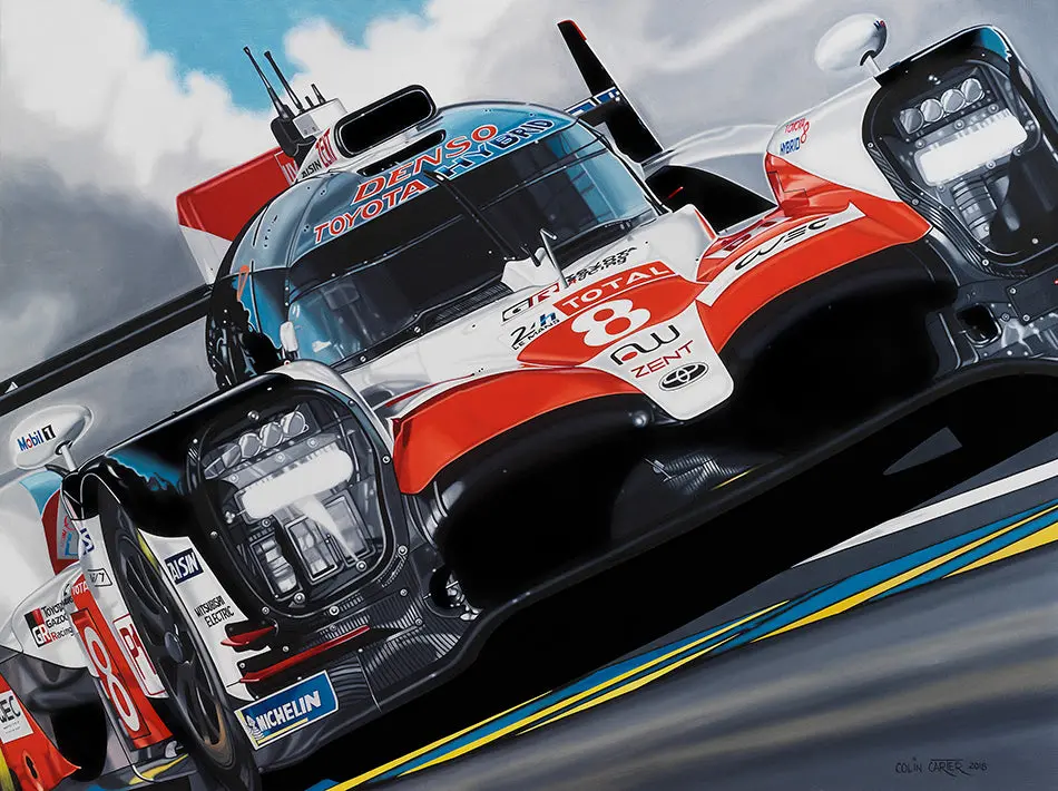 Fernando Alonso 24Hr Le Mans Toyota Giclee 1