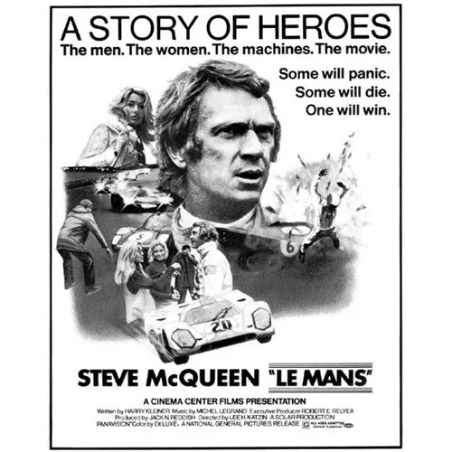 Steve Mcqueen Story Of Heroes Poster 1
