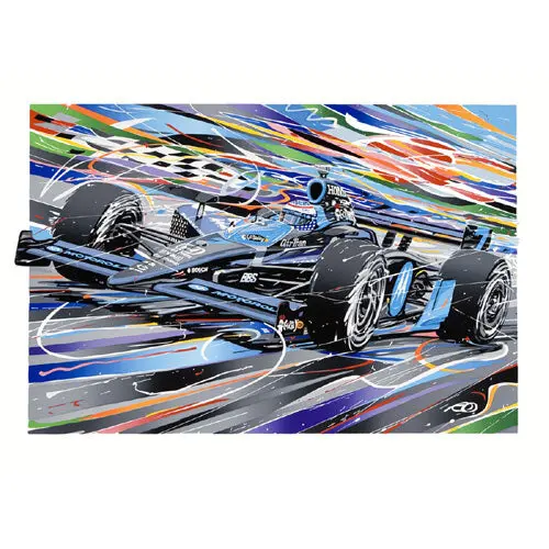 Danica Patrick Motegi Signed Serigraph 1