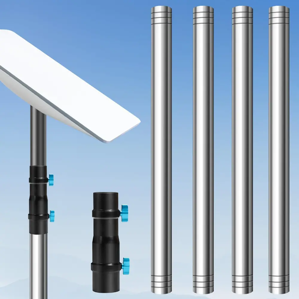 7Ft Ground Pole Rv Mount Kit With Adapter For Starlink Gen 2 Dish 1