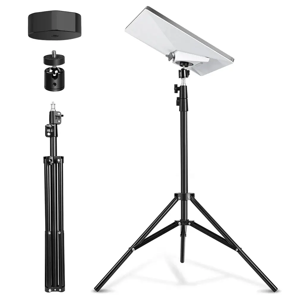 Adjustable Tripod Mount With 1/4″-20 Thread Pipe Adapter For Starlink Mini 1