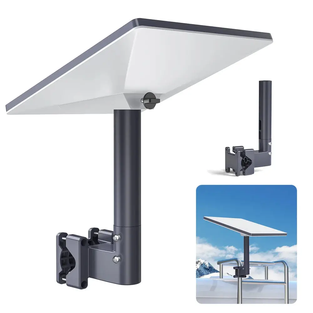 Heavy-Duty Aluminum Alloy Pole Mount For Starlink Mini – For Rv, Roof & Ladder 1