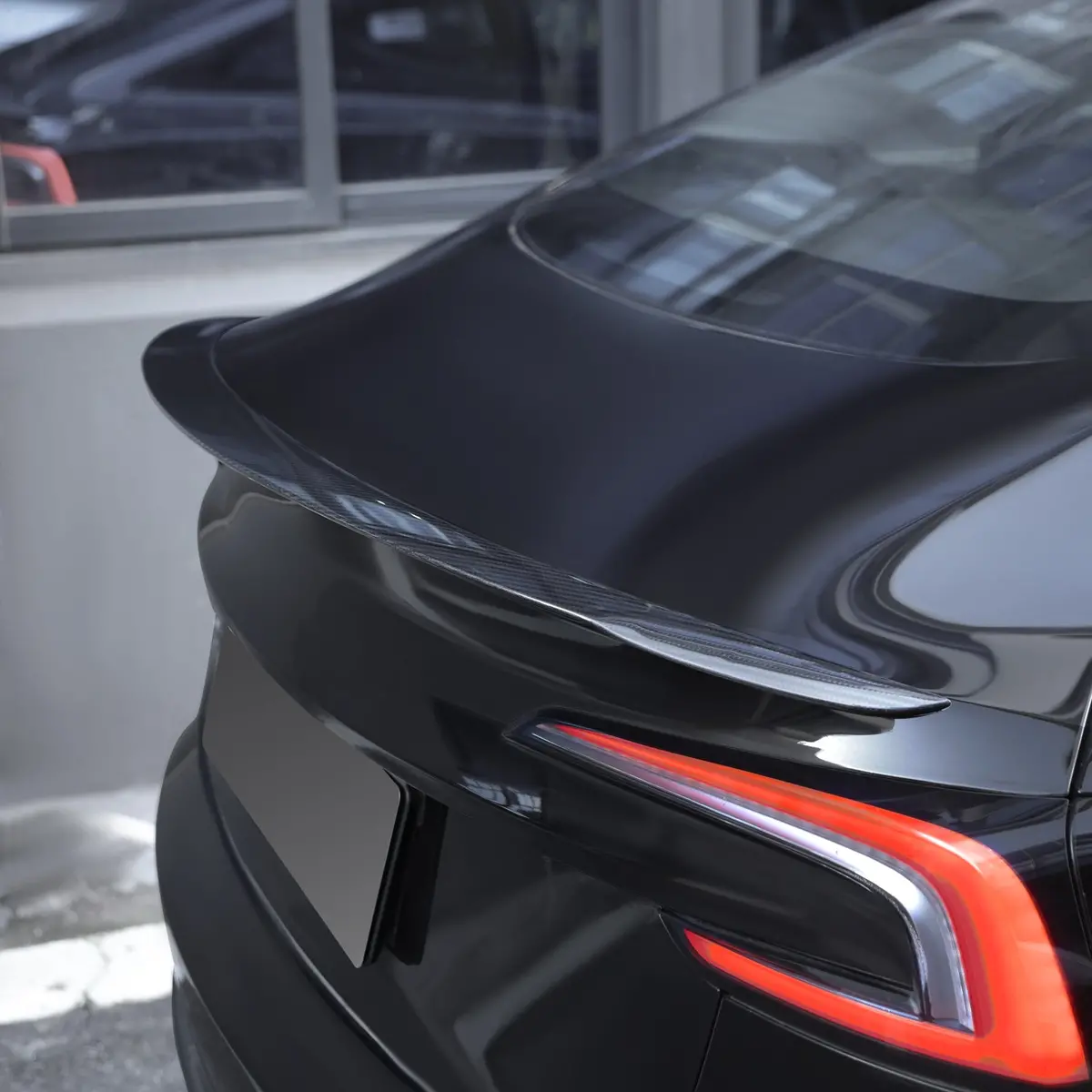 [Real Carbon Fiber] 2024 Model 3 Highland Oem Performance Style Spoiler For Tesla Model 3 Highland 2024+ 1