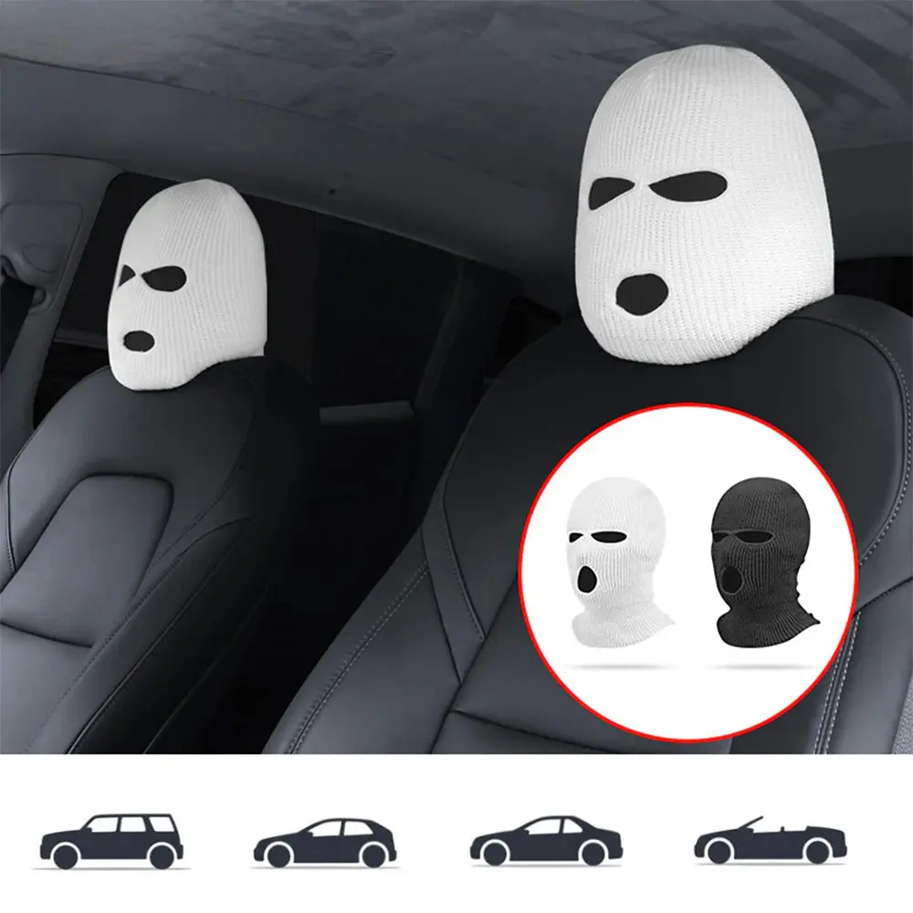 Personalized Funny Hat For Tesla Car Seat Headcover- Fits Model 3/Y/S/X 1