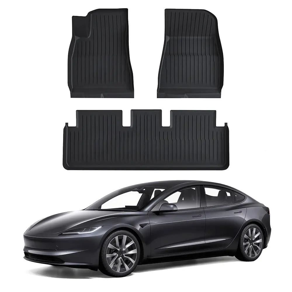 All Weather Tpe Floor Mat For Tesla 2024+ Model 3 Highland 1