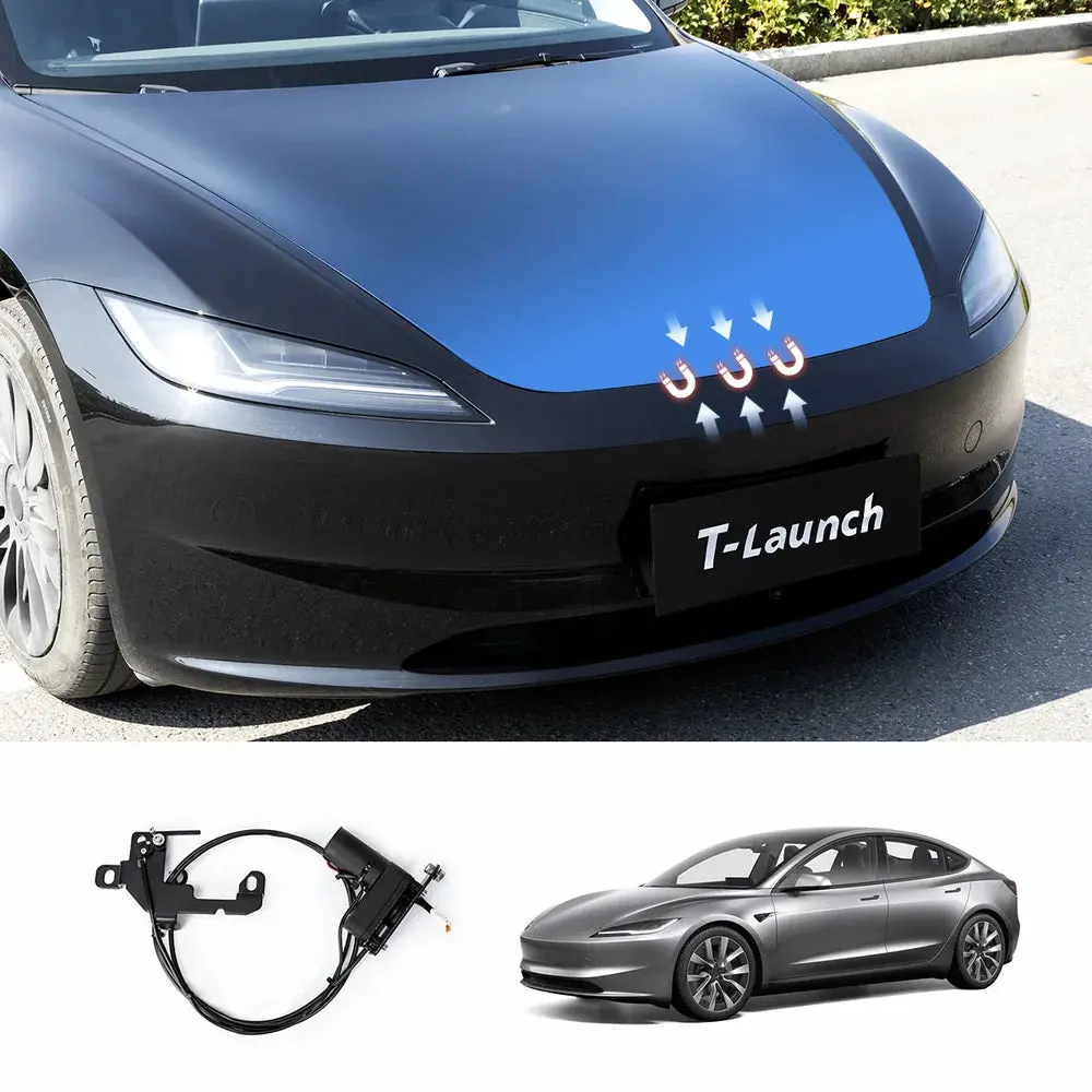 Automatic Soft-Close Electric Suction Frunk Lock Kit For Tesla Model 3 / Y / S / X (2019+) 1