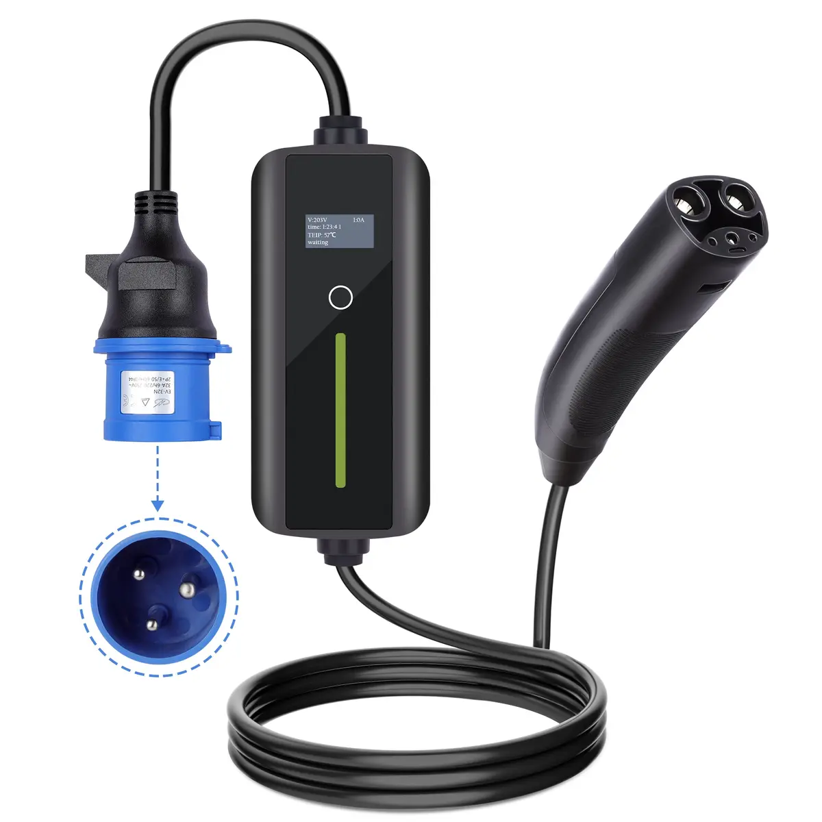 Tsl 7Kw 32A Car Charger Eu Standard Power Supply 1