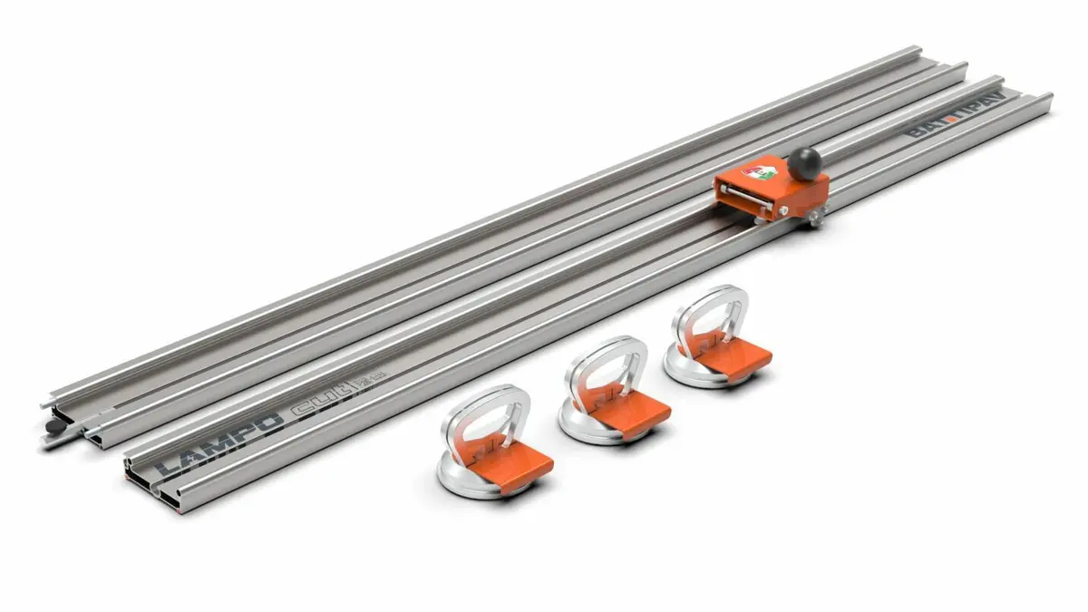 Battipav 126 In. Lampo Cut Large Format Tile Cutter Kit 1