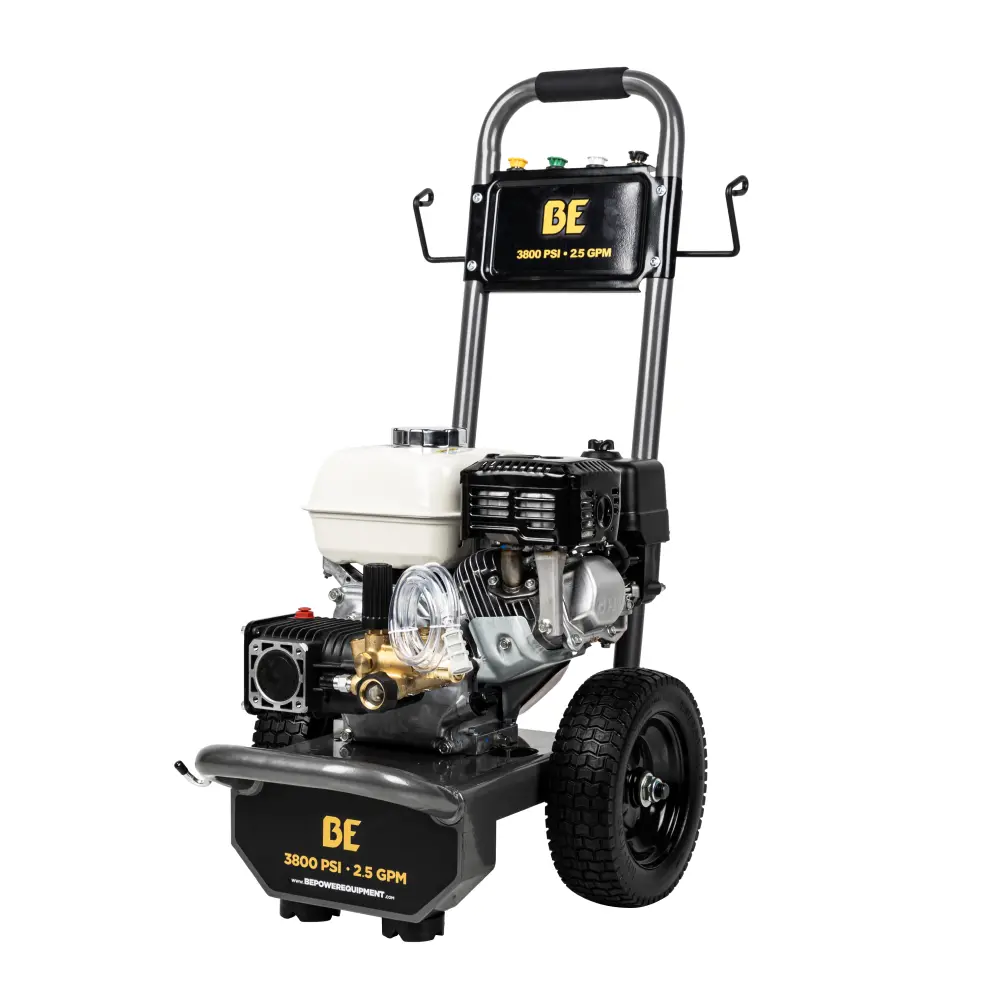 Be B3865ha 3,800 Psi - 2.5 Gpm Cold Water Gas Pressure Washer With Honda Gx200 Engine 1