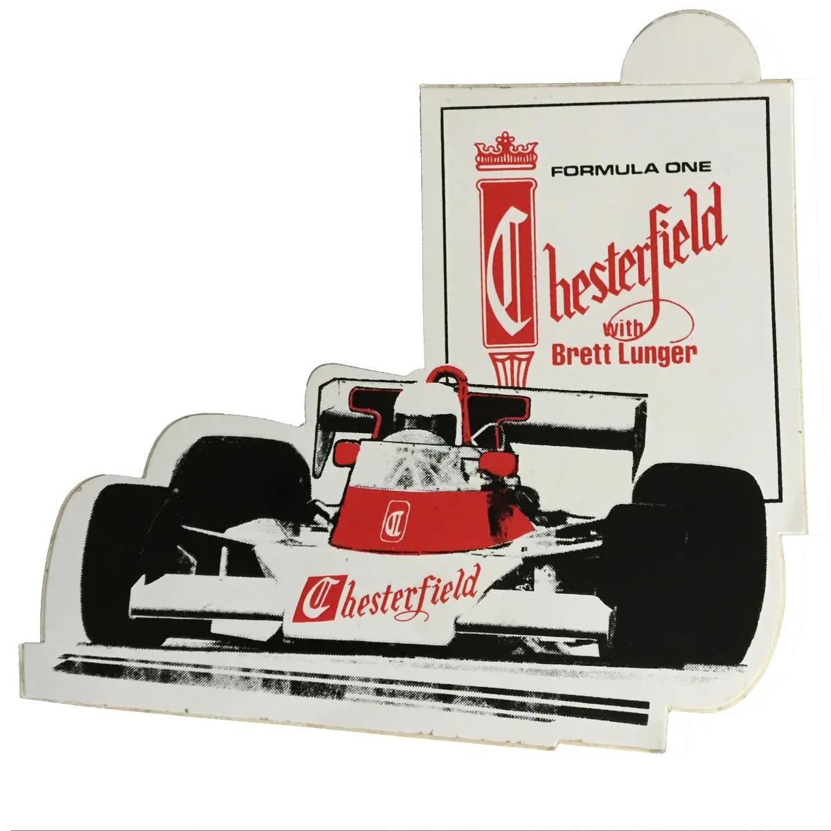 Chesterfield Brett Lunger Mclaren M23 Sticker 1