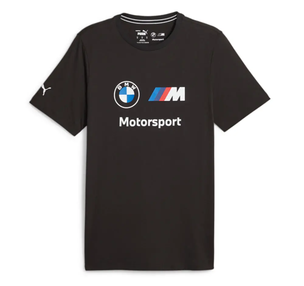 Puma Bmw M Motorsport Ess Logo Men's Tee Black 1