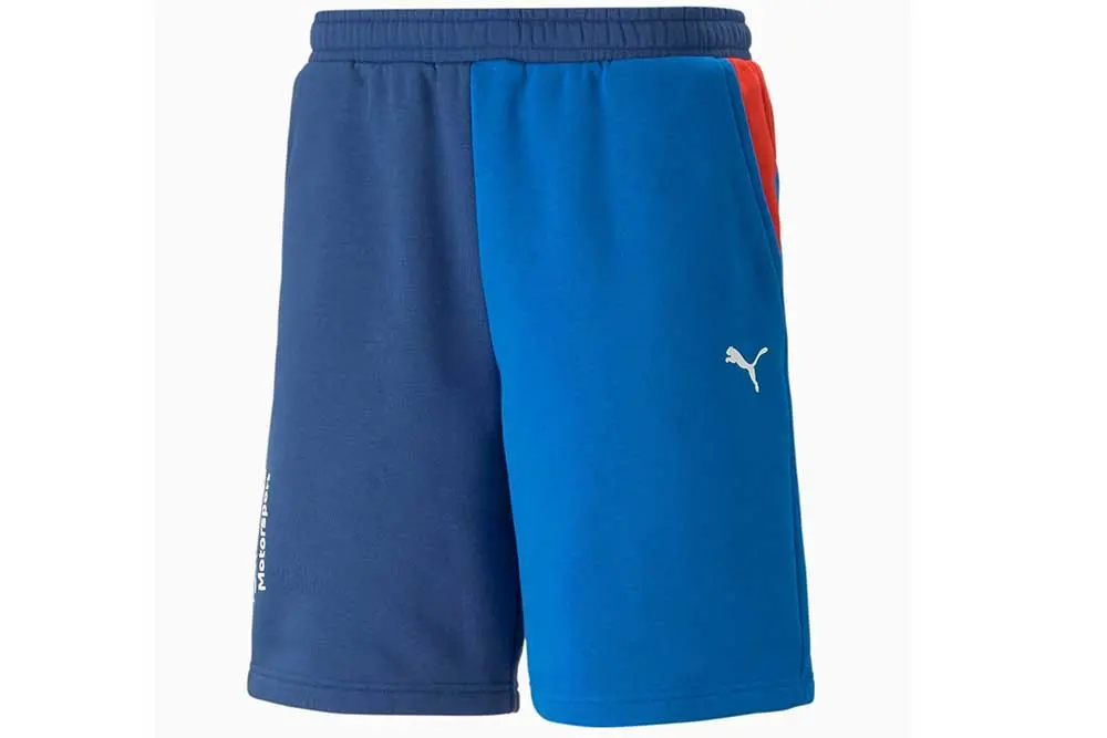 Puma Bmw Motorsport Ess Blue Fleece Shorts 1