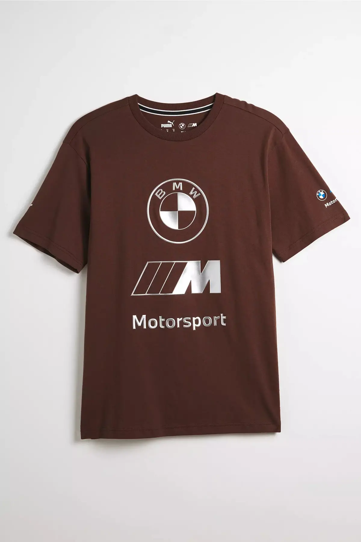 Bmw M Motorsport Stacked Lux Logo Tee Espresso 1