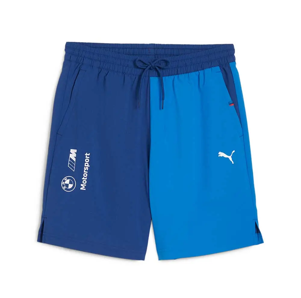 Puma Bmw Mms Ess Woven Shorts Blue 1