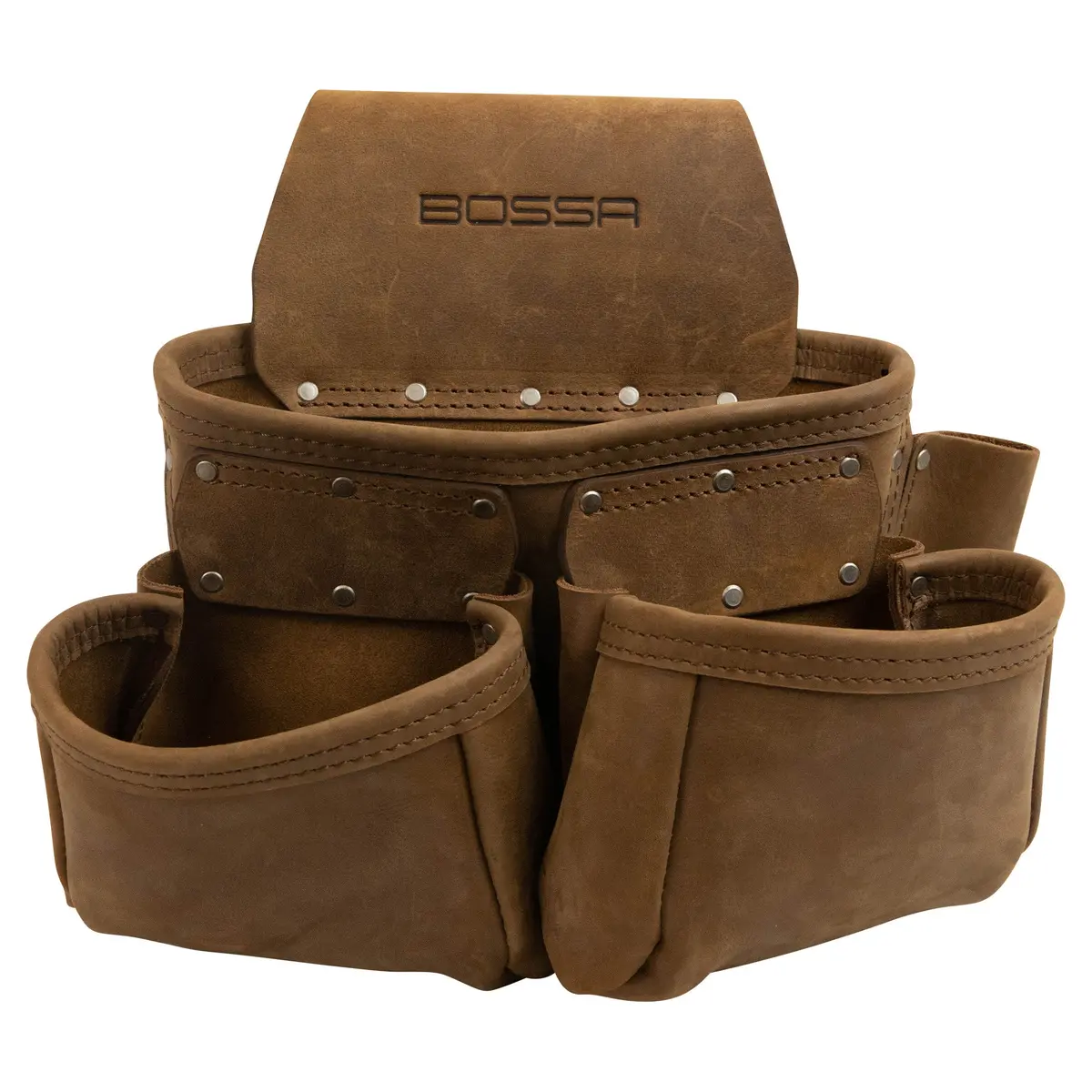 Bossa 7-Pocket Leather Utility Tool Pouch 1