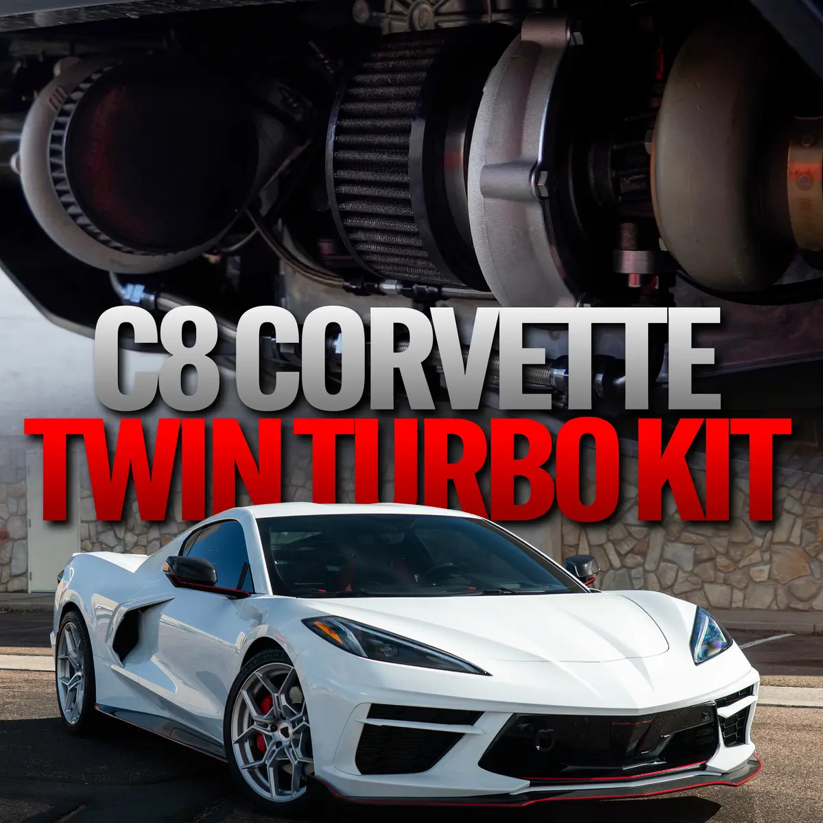 C8 Chevy Corvette Twin Turbo Kit 1