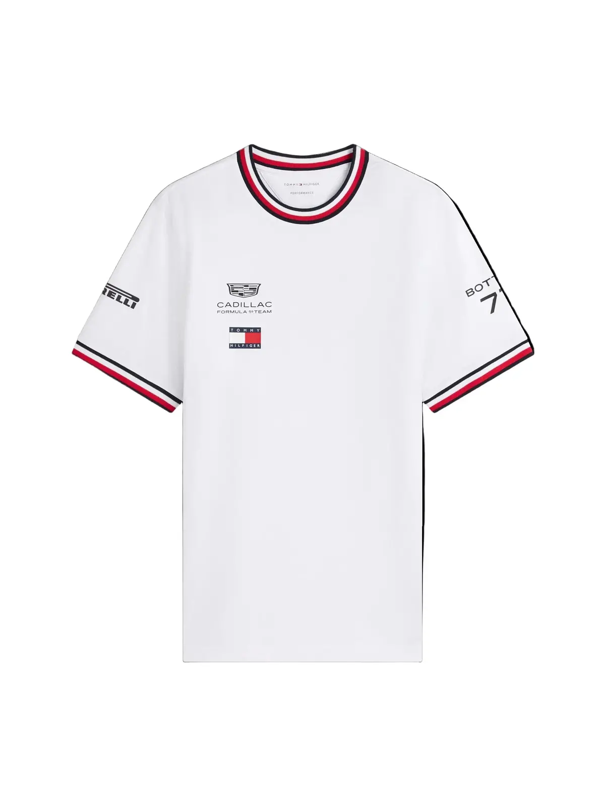 Cadillac F1 Racing Valtteri Bottas #77 Tee Shirt White 1