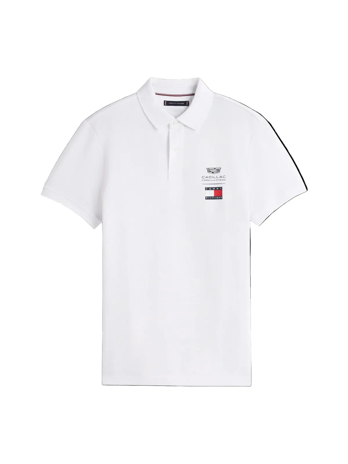Cadillac F1 Racing Logo Polo Shirt White 1
