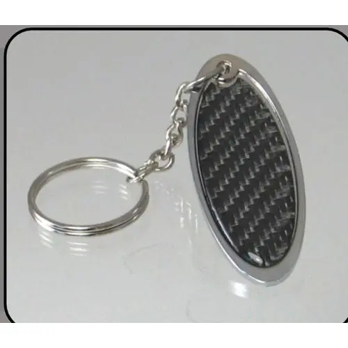 Carbon Fiber Keychain Black 1