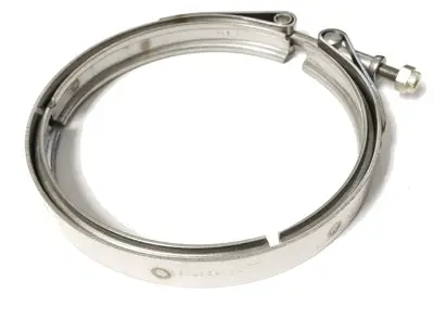 V-Band Clamp - 5" For Downpipe Flange Gt47 Gtx47 Gt55 Gtx55 G47 G50 G55 G57 Open T6 Tbn Hsg 1