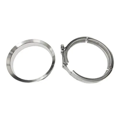 5" Marmon Stainless Downpipe Flange & Clamp Garrett T6 Divided Tbn Hsg On Gt42 Gt45 1